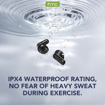HTC NE20 Bluetooth 6.0 Translation Earphones – Waterproof, Long Battery Life, Smart Wireless Headphones